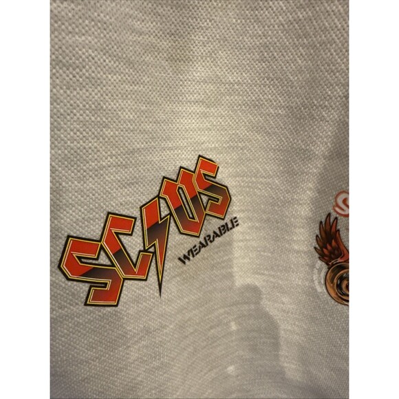 Winston Winners Heavyweight Collared Sweatshirt XL Grey With Blue Collar GUC - Picture 5 of 10